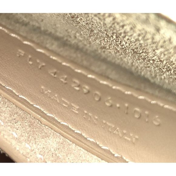 Saint Laurent Sunset Crossbody Bag Crocodile Embossed Leather Medium Neutral - Picture 6 of 6